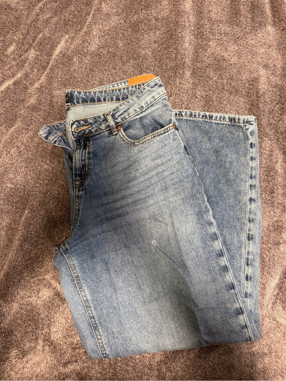 Light Blue Women’s Jeans - baggy wide leg